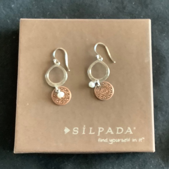 Silpada hammered disk dangle - Picture 1 of 1